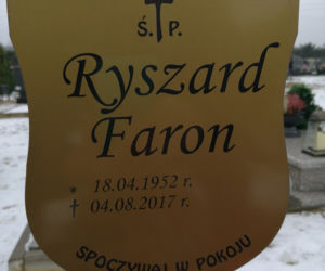 Grób Ryszarda Farona w Brodnicy