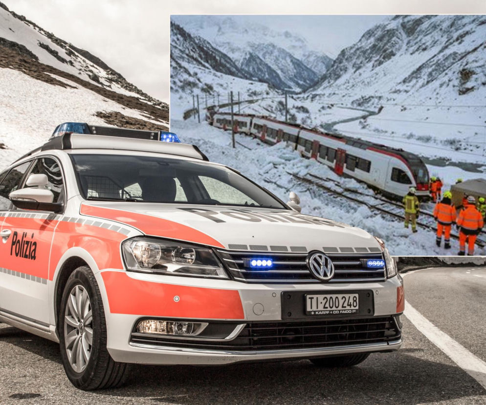 Szwajcaria/ Wykoleił się pociąg w Alpach, trwa akcja ratunkowa