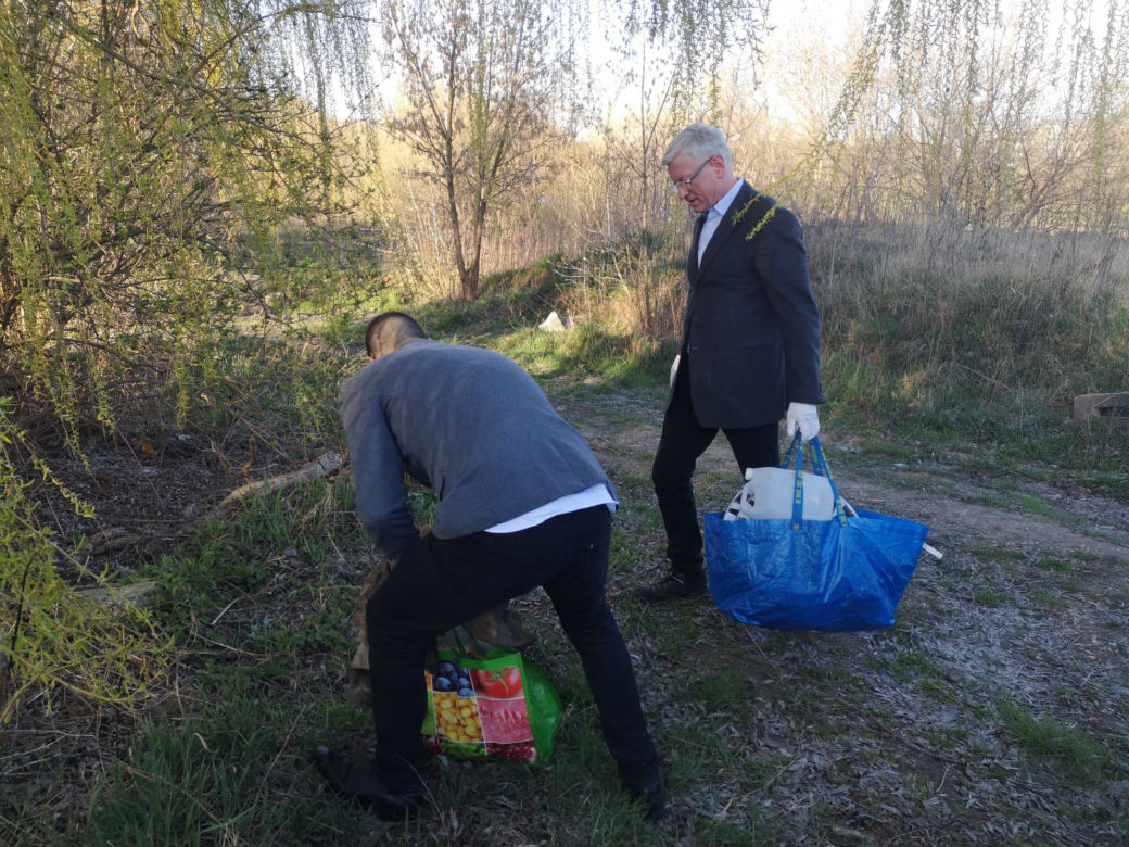 Jacek Jaśkowiak sprzątał Poznań z Miquelem