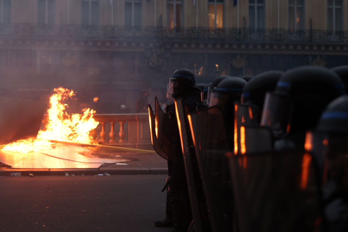 Protest we Francji
