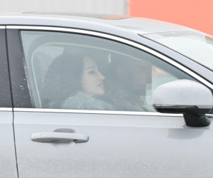 Justyna Steczkowska boso na śniegu