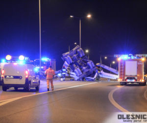 Wypadek na S8 pod Oleśnicą