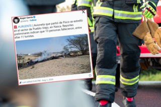 Samolot z turystami runął na ziemię, nikt nie przeżył