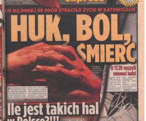 Zawalenie hali w Katowicach - archiwalne wydania Super Expressu