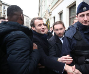 Macron w Krakowie