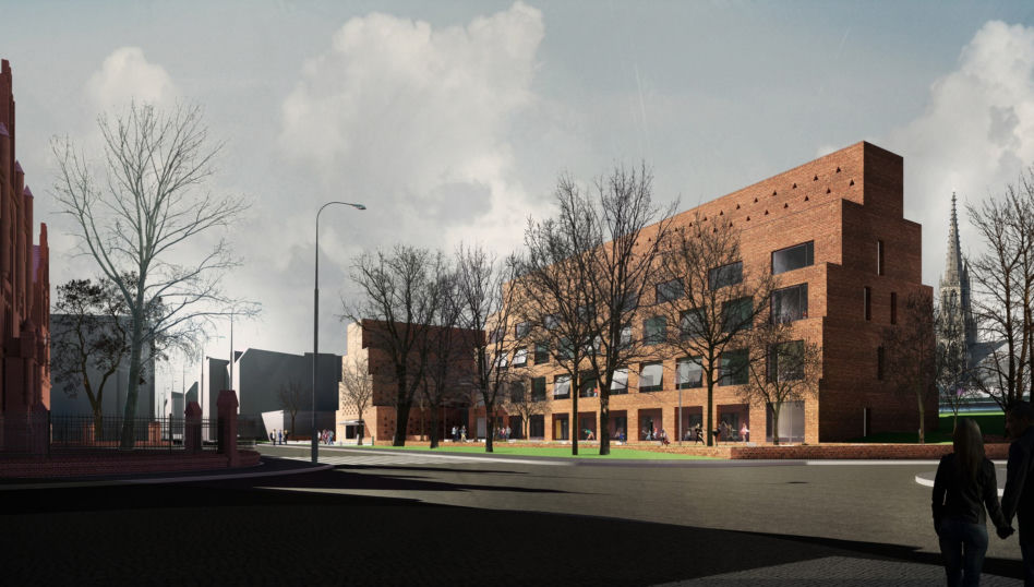 Cztery pomysły na Akademię Muzyczną w Katowicach: SLAS, Konior, MOC i JEMS Architekci