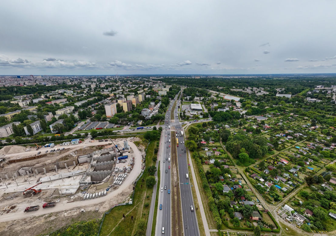 Trwa budowa tunelu pod Łodzią