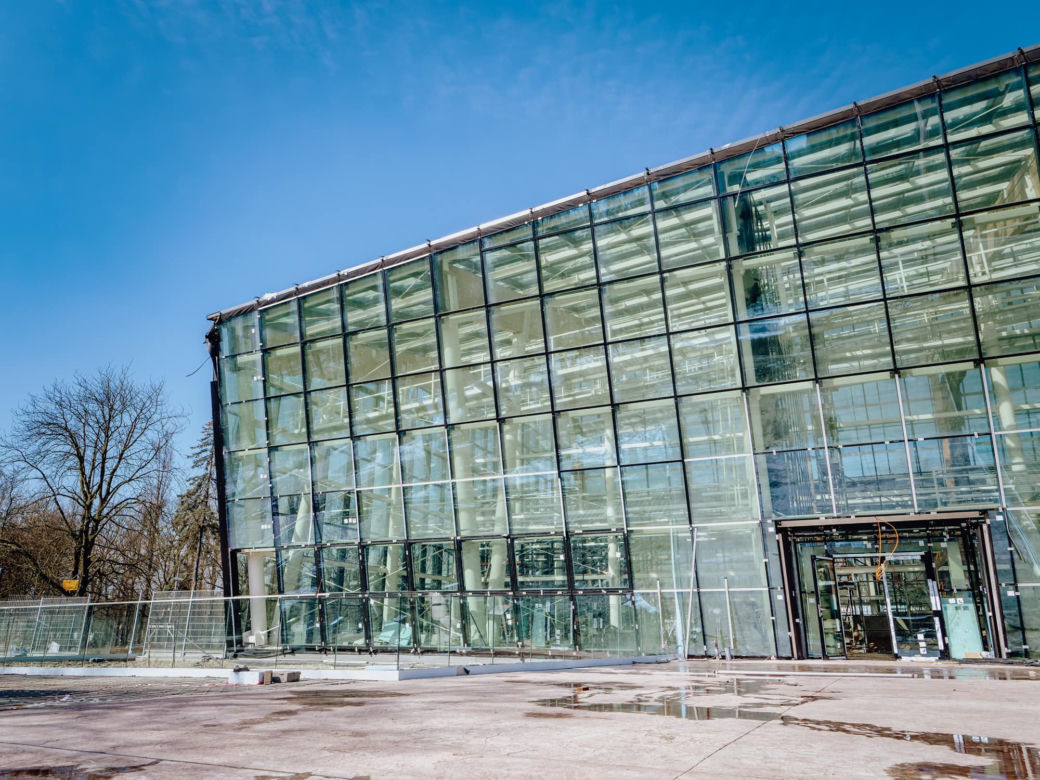 Budowa Egzotarium w Sosnowcu