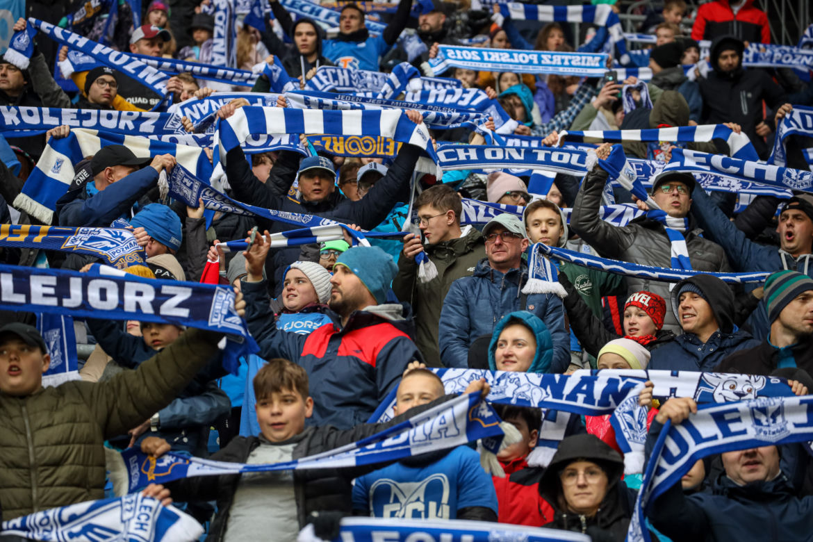 Lech Poznań - Cracovia. Tak bawili się kibice przy Bułgarskiej