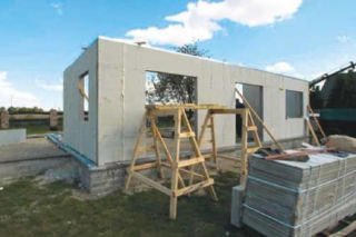 Domy prefabrykowane. System budowy ze styropbetonu