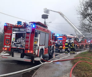 Pożar w Gostkowie koło Torunia. 12 zastępów straży w akcji