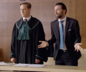 O mnie się nie martw odc. 13. Marcin (Stefan Pawłowski), Paweł Biczyński (Bartłomiej Świderski)