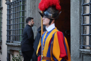 Zełeński na spotkaniu z papieżem Leonem