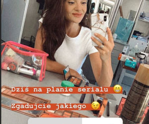 Barwy szczęścia. Sylwia Nowak na planie