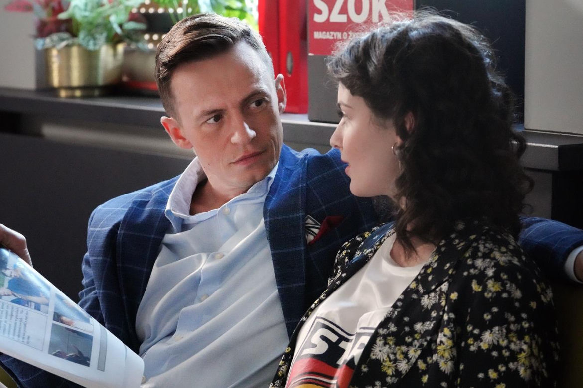 Barwy szczęścia odc. 2967: Modrzycki (Piotr Ligenza), Weronika (Maria Świłpa)