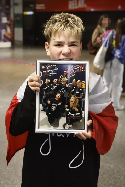 Wiktor Sas wrócił z Eurowizji Junior 2026. Tak witali go na lotnisku