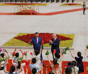 Trump w Chinach! Zobacz spotkanie. Wielki przywódca, fantastyczna przyszłość