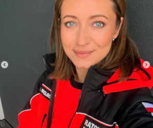 Na sygnale na planie. Sonia (Natalia Rewińska)