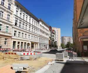 Przebudowa ulic w centrum Szczecina - czerwiec 2020