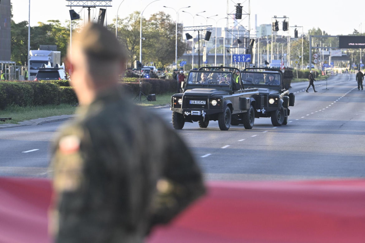 Próba generalna defilady wojskowej w Warszawie