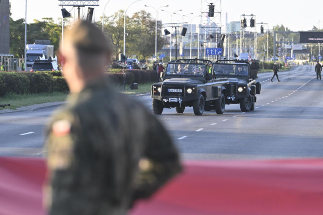 Próba generalna defilady wojskowej w Warszawie