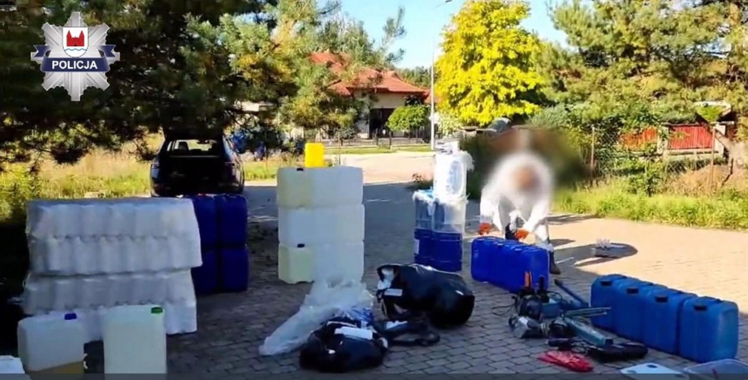 Tona chemikaliów i narkotyki u obcokrajowca. 29-latek zatrzymany!