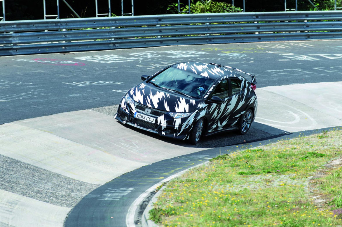Nowa Honda Civic Type R na torze Nurburgring