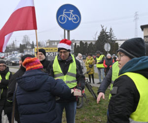 Mają dość korków, chcą buspas. W godzinach szczytu protestowali na pasach