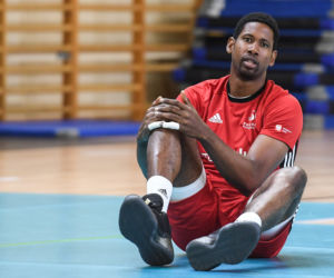 Wilfredo Leon na zgrupowaniu siatkarzy w Spale