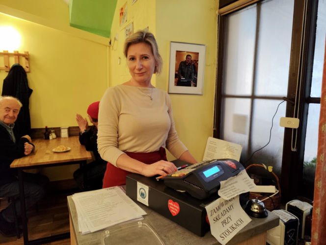 Słynna "Jadłodajnia u Stasi" przy ul. Mikołajskiej 12 w Krakowie