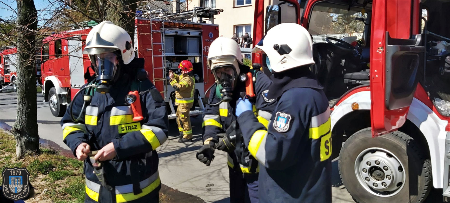 Pożar mieszkania w Gostyninie! Większemu nieszczęściu zapobiegli strażacy! [ZDJĘCIA]