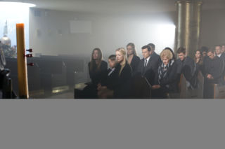 M jak miłość.Barbara Kurdej-Szatan (Asia), Julia Wróblewska (Zosia), Feliks Matecki (Wojtek), Mikołaj Roznerski (Marcin), Marcjanna Lelek (Natalka), Kacper Kuszewski (Marek), Teresa Lipowska (Basia)