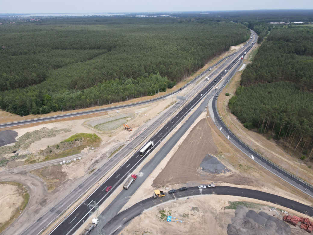 Przebudowa węzła Kijewo - czerwiec 2021