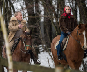 Magdalena Cielecka w spektaklu Teatru Telewizji Wszystko na sprzedaż