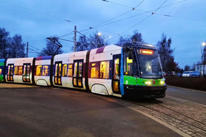 Świąteczne tramwaje w Szczecinie