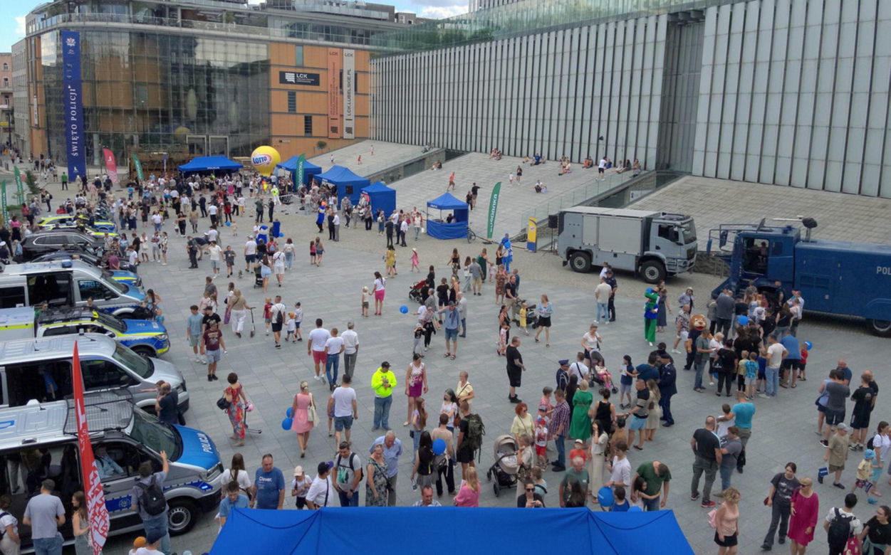 Lublin na niebiesko! Policyjny piknik przyciągnął tłumy