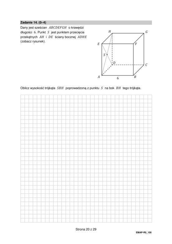 Matura 2023 rozszerzona matematyka - arkusz CKE stara formuła 2015