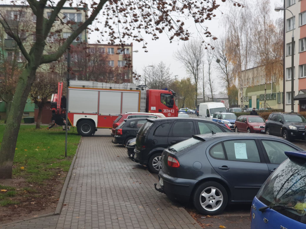 EWAKUACJA Kossobudzkiego w Płocku! Na miejscu PIROTECHNICY!