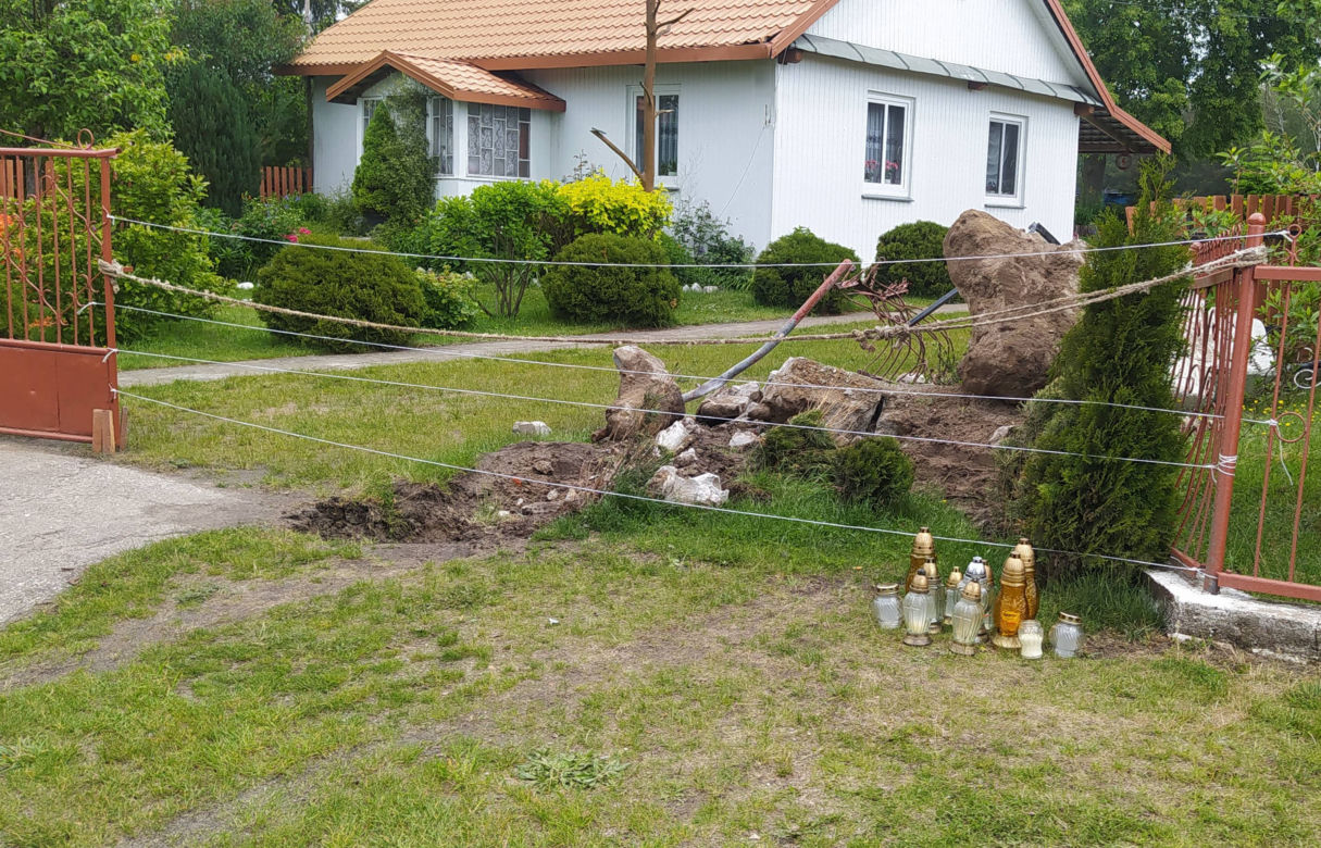 Domownicy ruszyli na pomoc rannym
