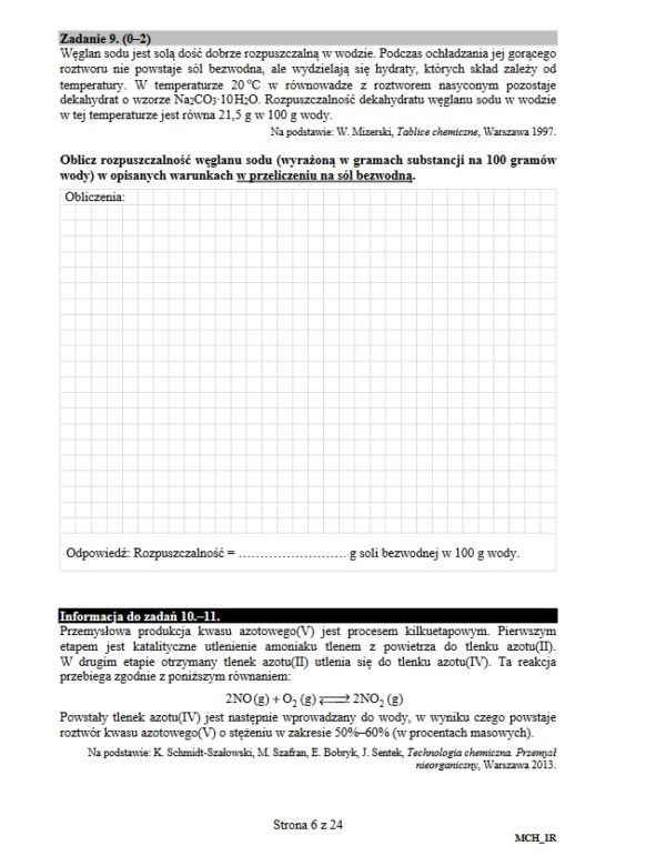 Matura 2020: Odpowiedzi. Chemia - poziom rozszerzony [ARKUSZ]