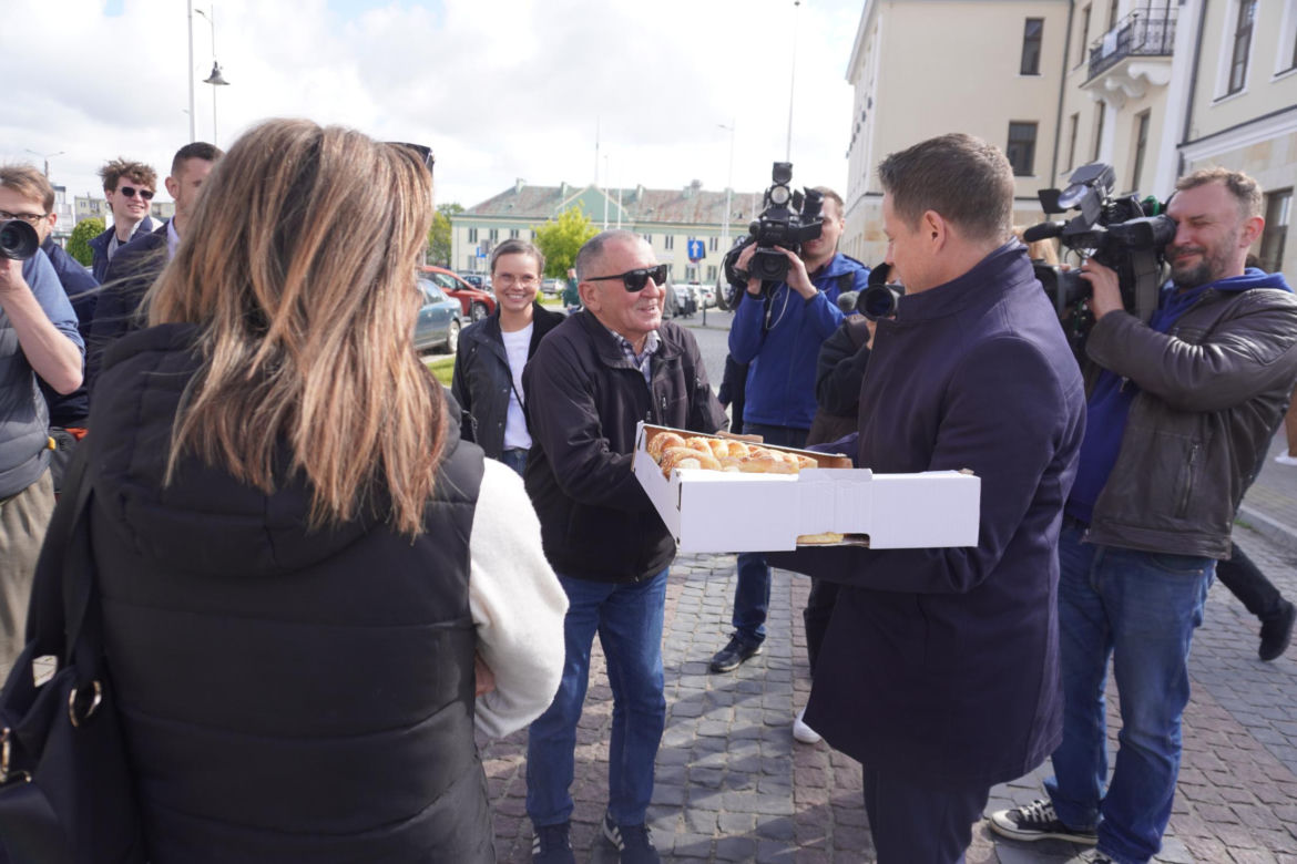 Rafał Trzaskowski w Skarżysku-Kamiennej. 19 maja 2025