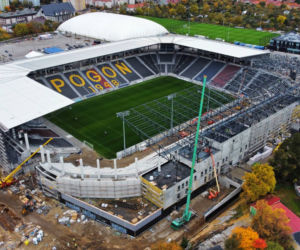 Budowa stadionu w Szczecinie - październik 2021