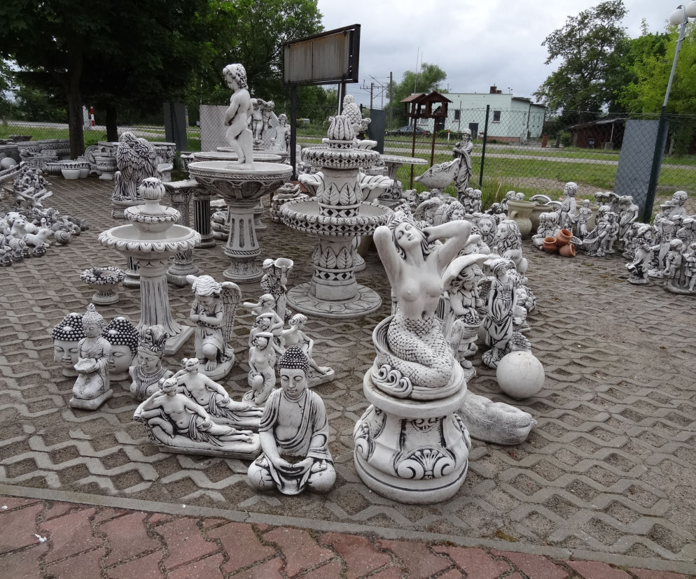 Kostrzyn gipsowe figury 