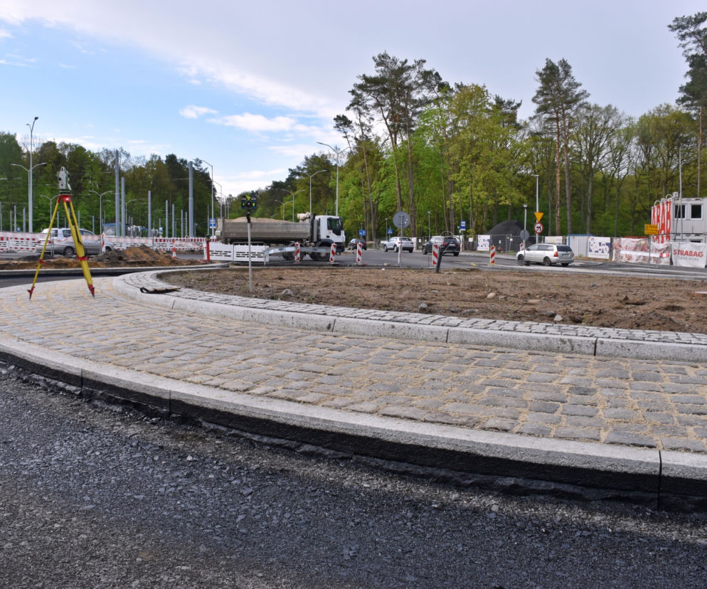 Budowa węzła Głębokie - maj 2021