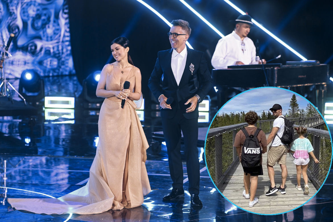 Kasia Cichopek cieszy się kiedy dzieci są z Marcinem