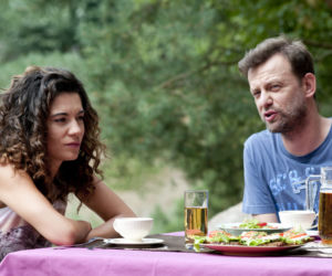Pierwsza miłość. Norbert (Łukasz Konopka), Paulina (Julia Pogrebińska)
