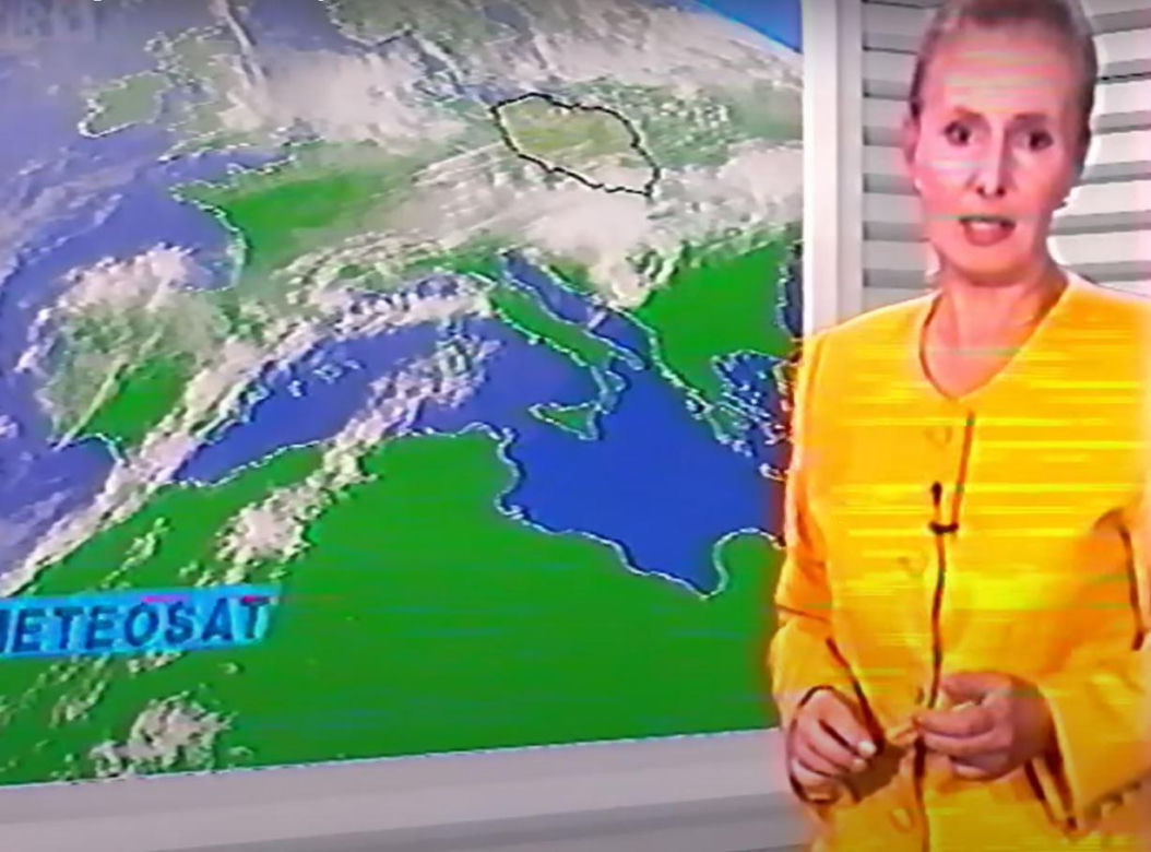 Elżbieta Sommer prezentuje prognozę pogody