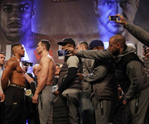 Anthony Joshua, Władimir Klitschko, Kliczko, Ważenie
