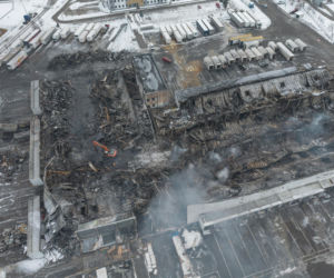 Wielki pożar magazynu pod Poznaniem. Skala zniszczeń poraża!