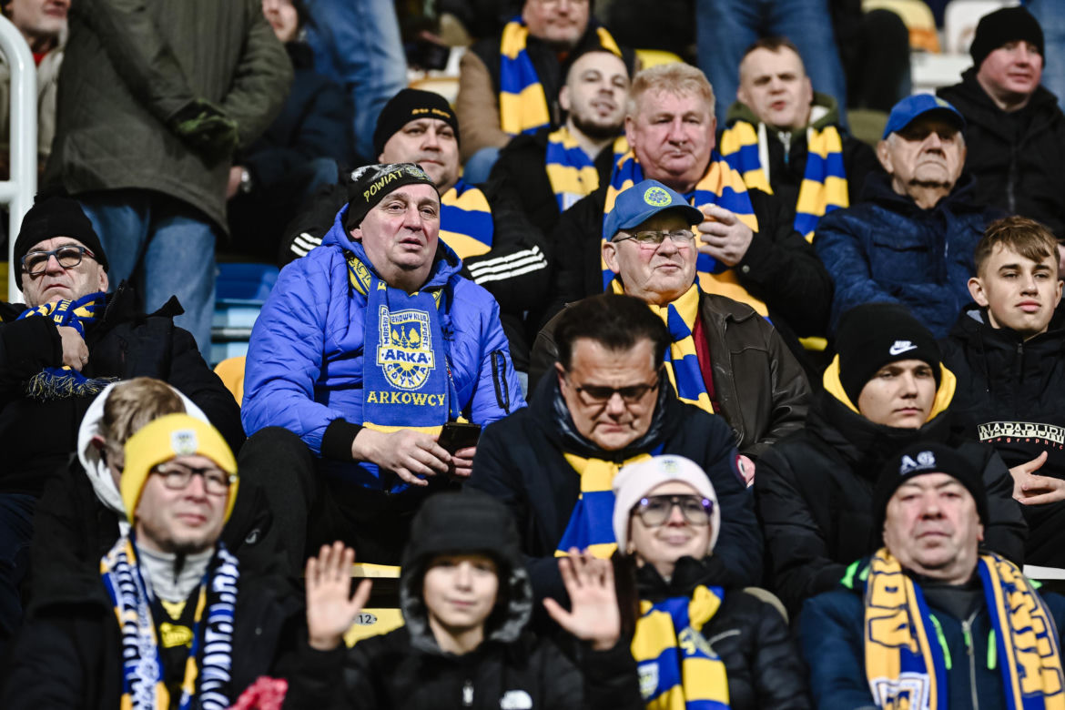 Arka Gdynia - Lech Poznań: Zdjęcia kibiców z meczu 15. kolejki PKO BP Ekstraklasy